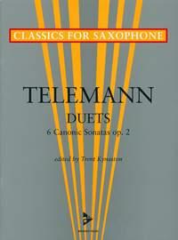 6 Canonic Sonatas Op. 2 (TELEMANN GEORG PHILIPP)