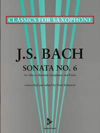 Sonata No. 6 A Major Bwv 1035 (BACH JOHANN SEBASTIAN / ARR)