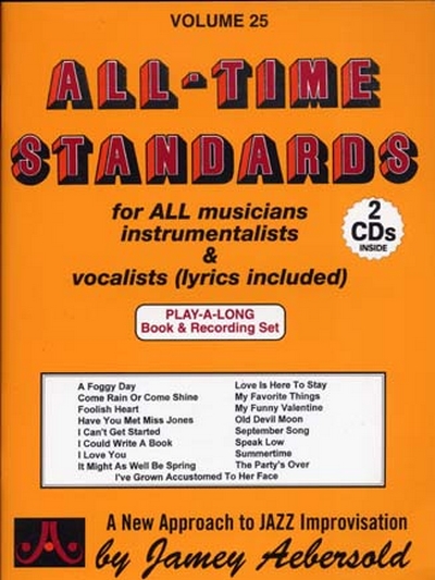 Aebersold 25 All-Time Standards 2Cd's