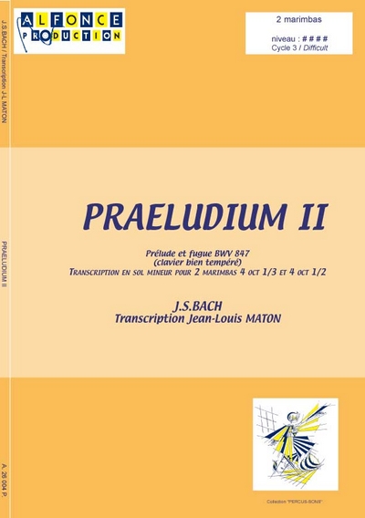 Praeludium II (BACH JOHANN SEBASTIAN / MATON JEAN-LOUIS (A))