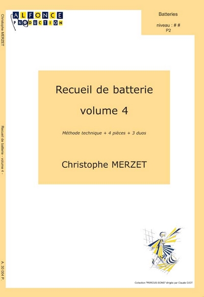 Recueil De Batterie, Vol.4 (MERZET CHRISTOPHE)
