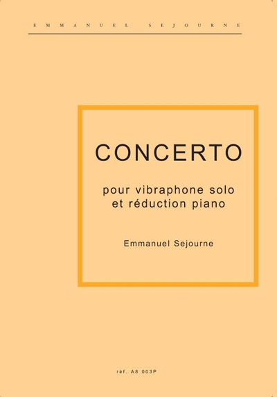Concerto (SEJOURNE EMMANUEL)