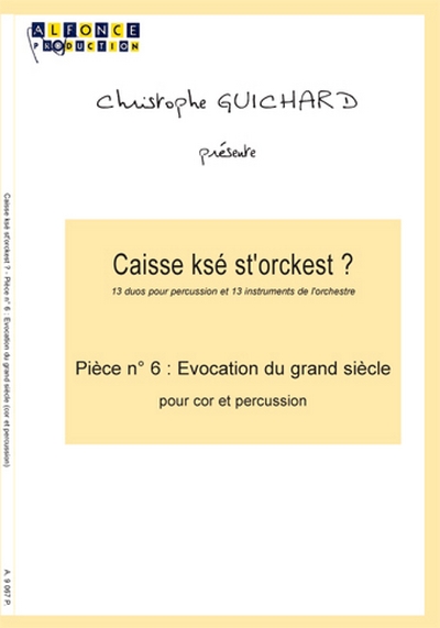 Evocation Du Grand Siecle (Cor / Horn) (GUICHARD CHRISTOPHE)
