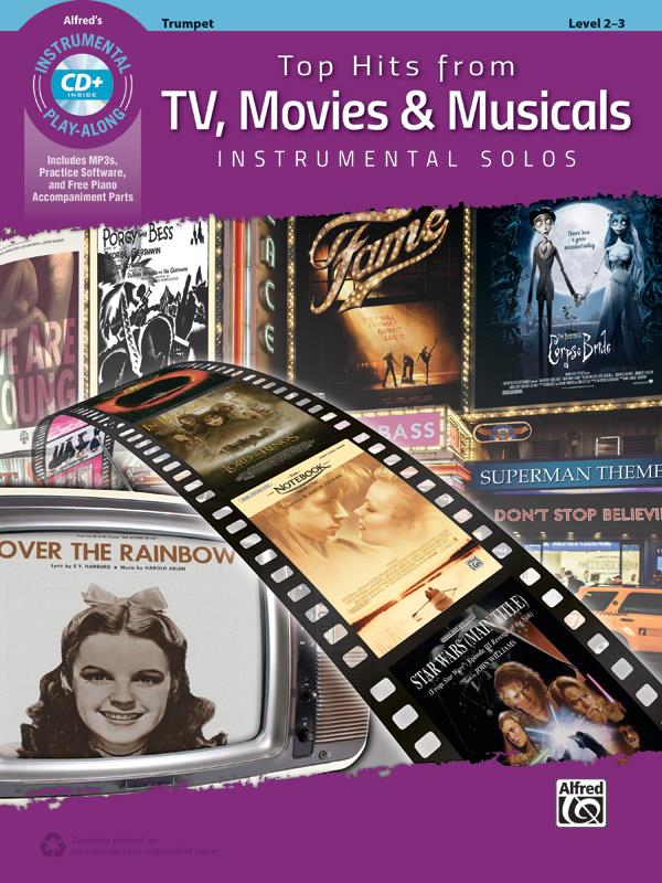Top Hits From Tv Movies And Musicals Instrumental Solos