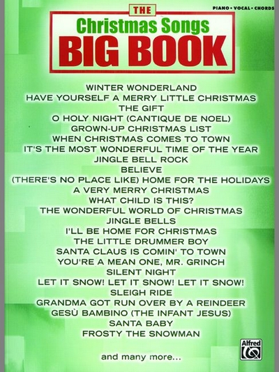 Christmas Songs Big Book, The (PVG)