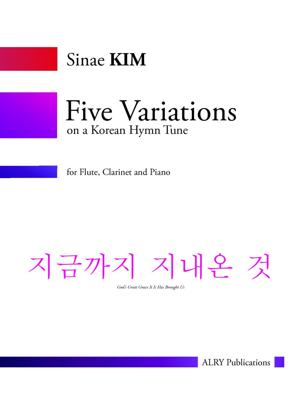 5 Variations On A Korean Hymn Tune