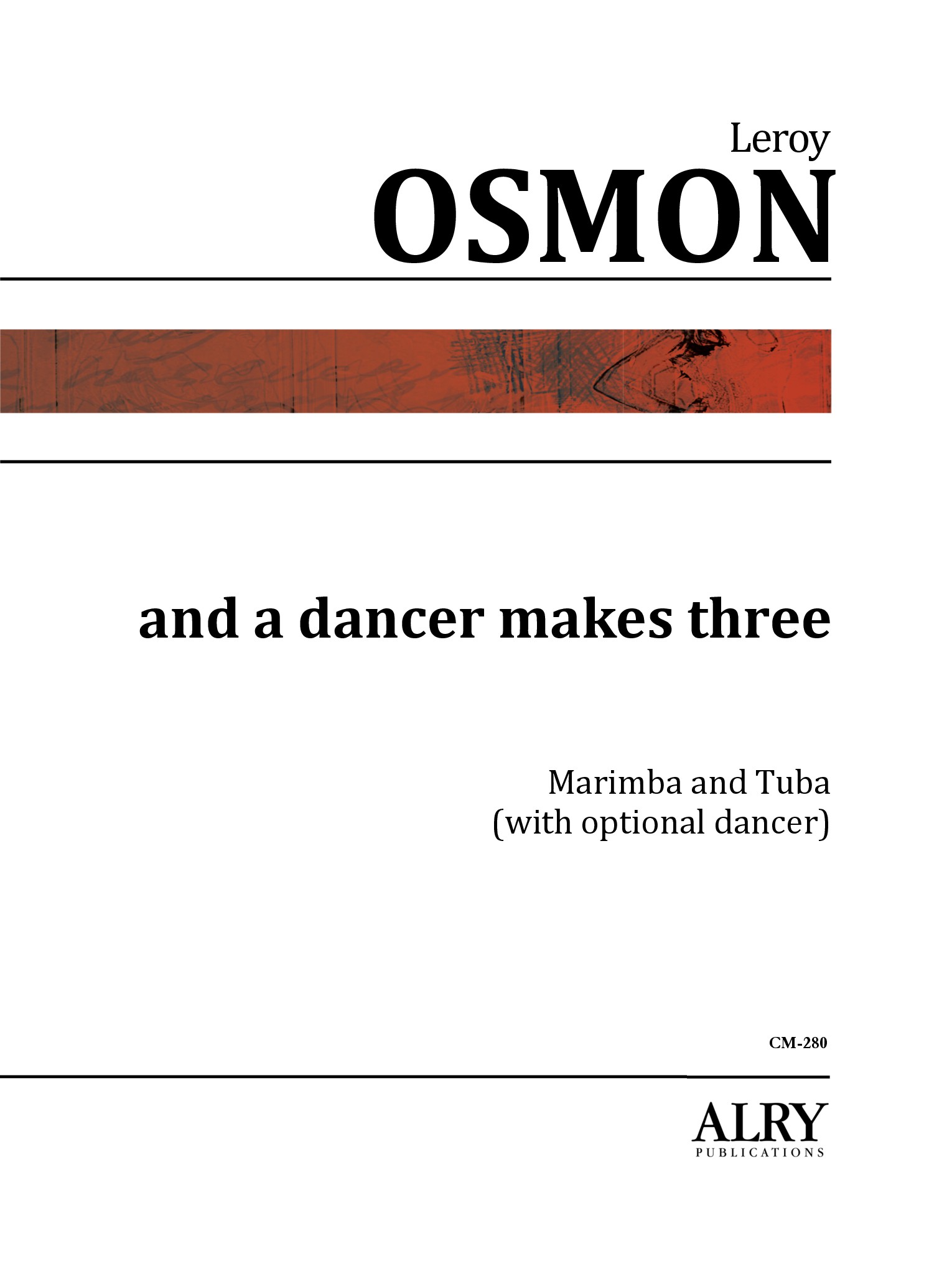 and a dancer makes three for Tuba and Marimba (with optional dancer)