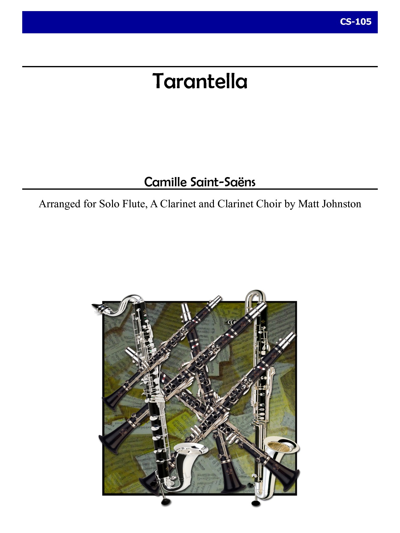 Tarantella, Op. 6 for Clarinet Choir (SAINT-SAENS CAMILLE)