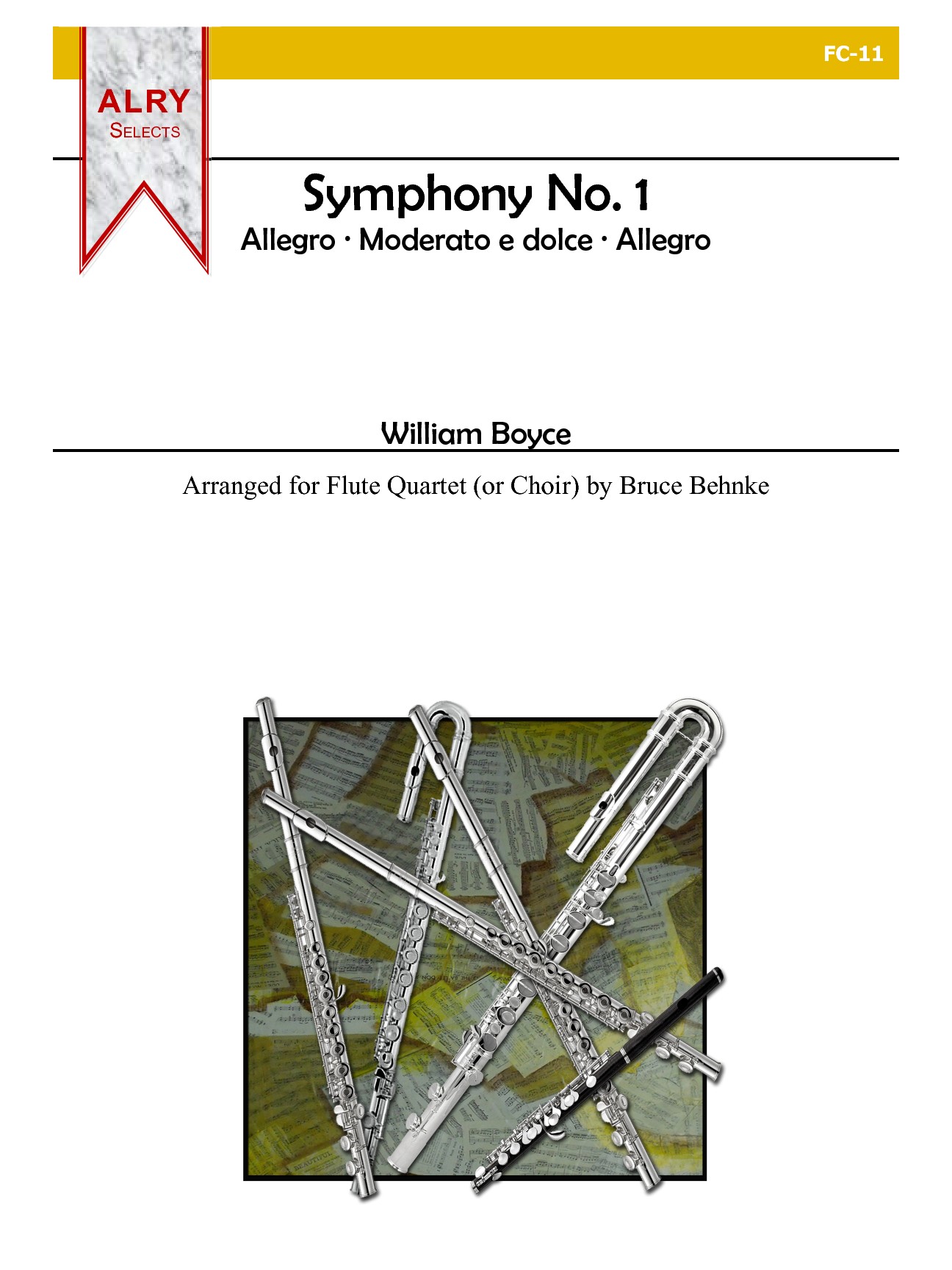 Symphony No. 1 for Flute Choir (BOYCE WILLIAM)
