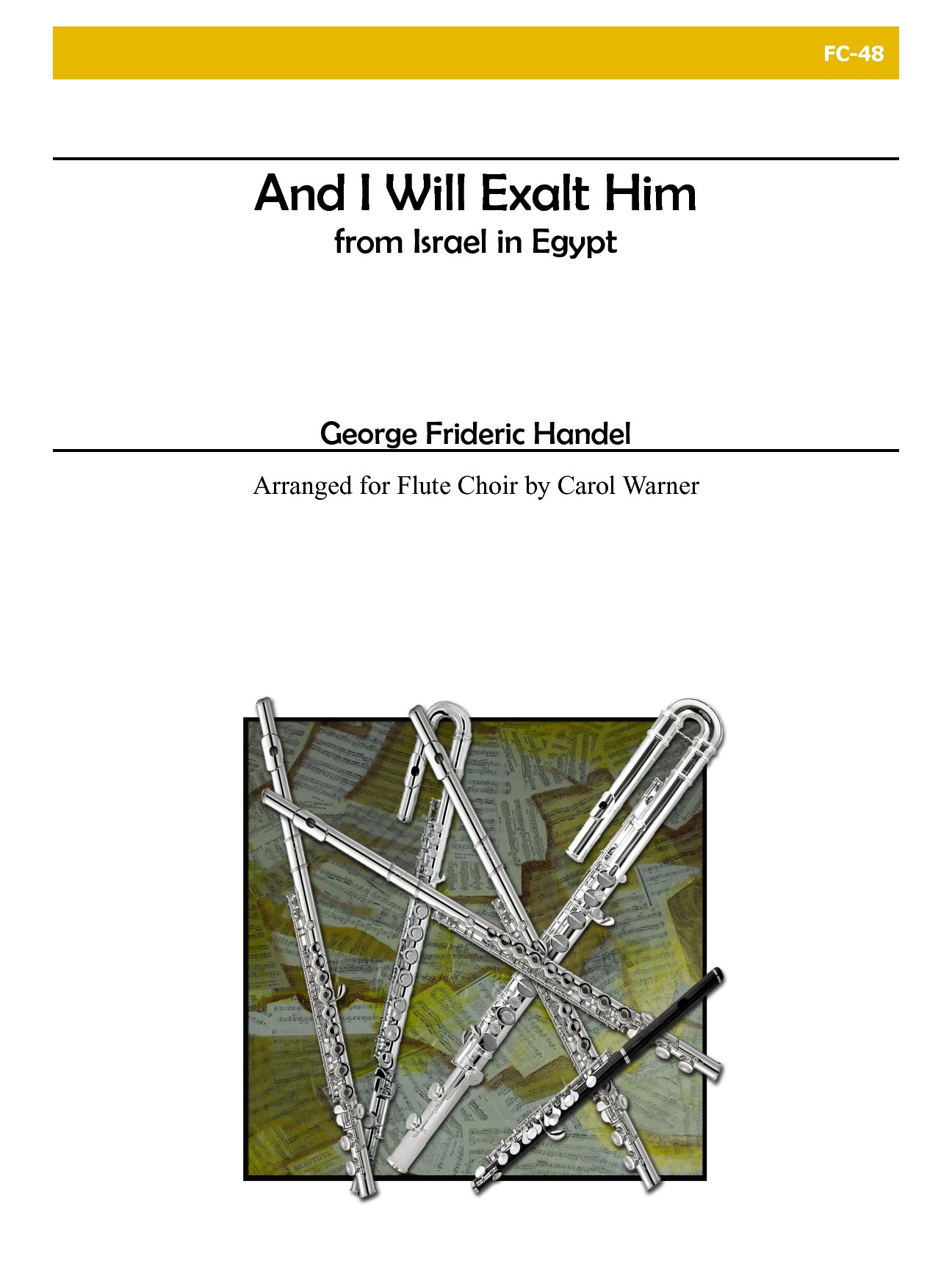 And I Will Exalt Him for Flute Choir (HANDEL GEORGE FRIDERIC)