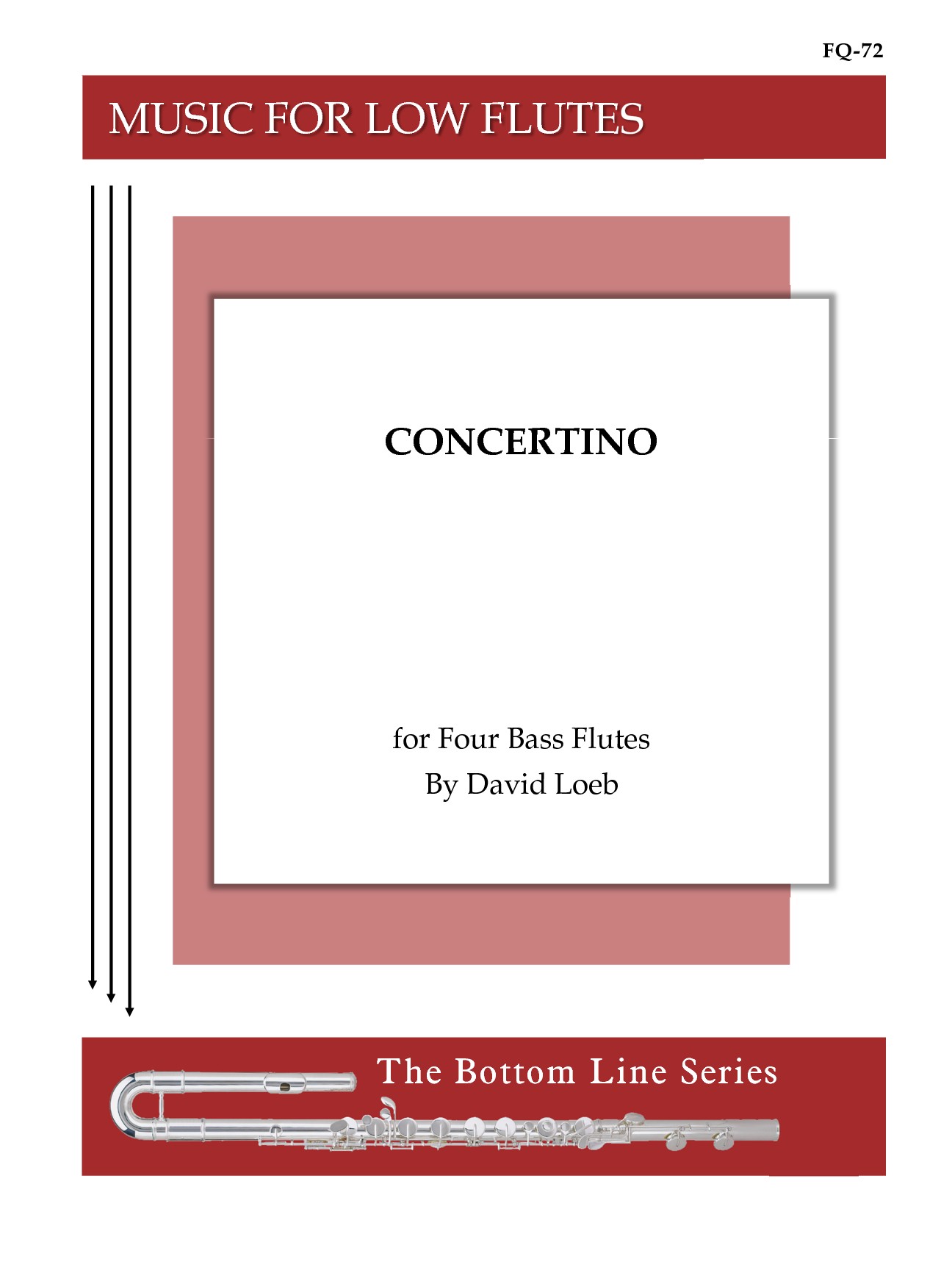 Concertino for Bass Flute Quartet (LOEB DAVID)