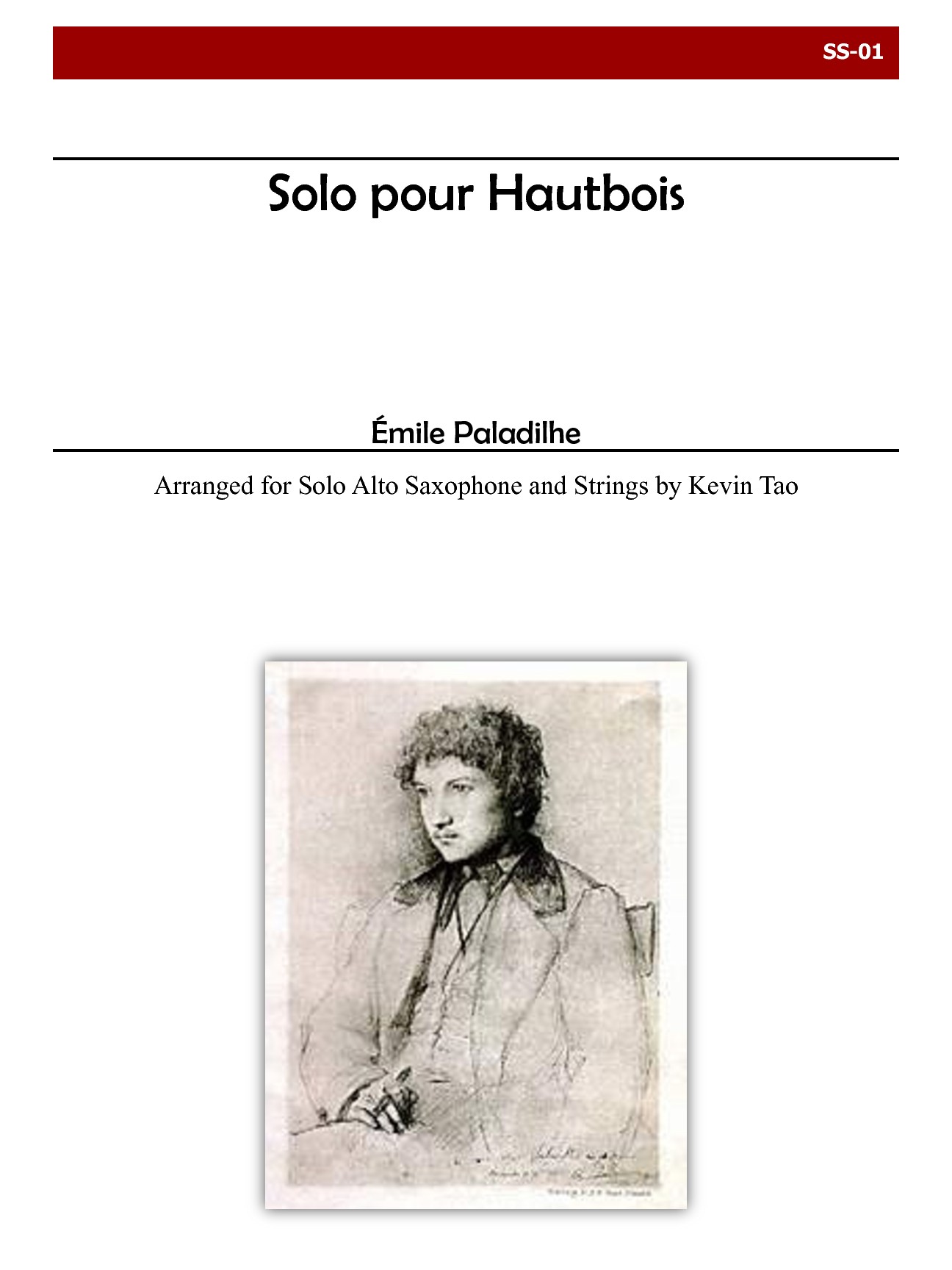 Solo pour Hautbois for Alto Saxophone and Cordes (PALADILHE EMILE)