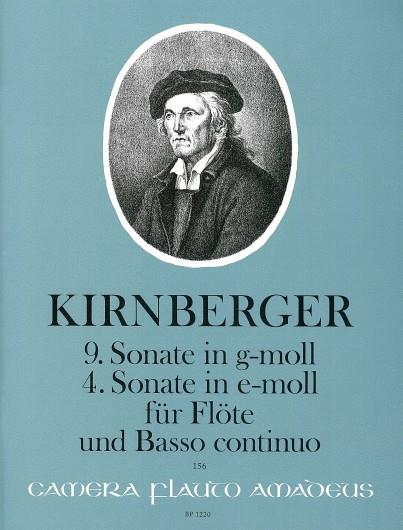 9Th Sonata In G Minor / 4Th Sonata In E Minor (KIRNBERGER JOHANN PHILIPP)