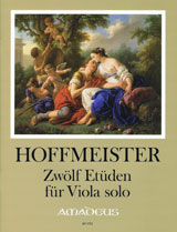 12 Etüden Für Viola Solo (HOFFMEISTER FRANZ ANTON)
