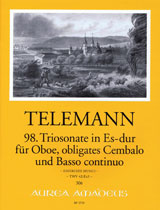 98. Triosonate In Es-Dur Für Oboe, Obligates Cembalo Und Bc. (TELEMANN GEORG PHILIPP)