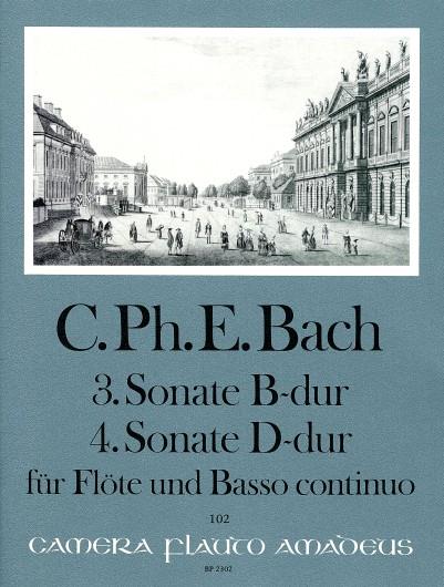 Sonatas #3 Bb Major And #4 D Major Wq 125/126 (BACH CARL PHILIPP EMMANUEL)