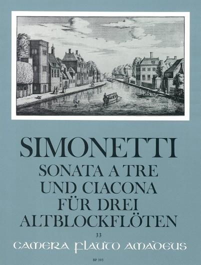 Sonata A Tre Et Ciacona (SIMONETTI GIOVANNI PAOLO)