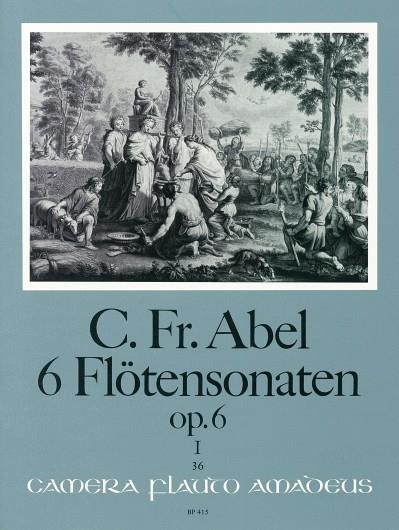 6 Flûte Sonatas Op. 6/1-3 Vol.1 (ABEL CARL FRIEDRICH)
