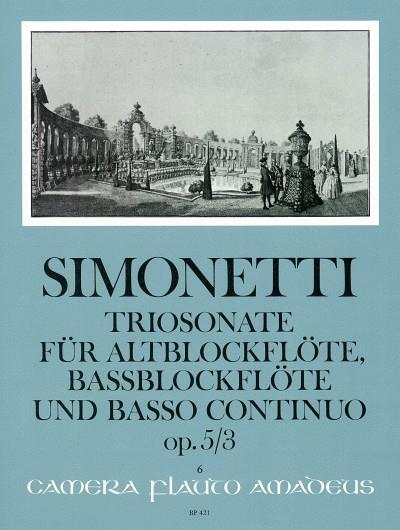 Sonata G Minor Op. 5/3 (SIMONETTI GIOVANNI PAOLO)