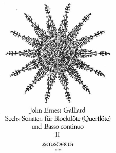 6 Sonatas Vol.2 (GALLIARD JOHANN ERNST)