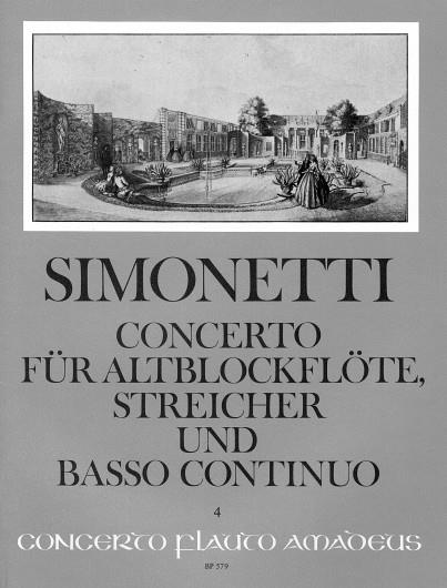Concerto D Minor Op. 4 (SIMONETTI GIOVANNI PAOLO)