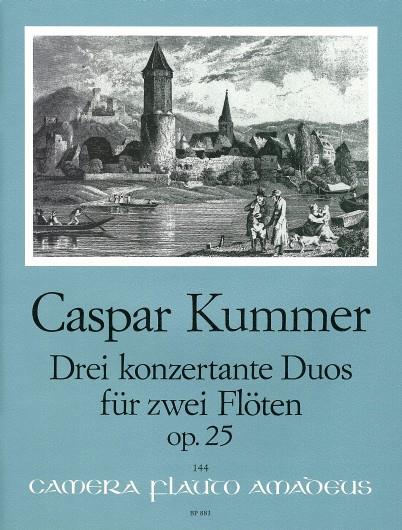 3 Konzertante Duos Op. 25 (KUMMER GASPARD)