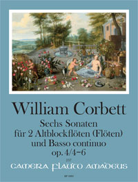 6 Sonatas Op. 4 - Vol.II: Sonatas 4 - 6 (CORBETT WILLIAM)
