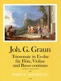Sonata A Tre In E-Flat Major [First Edition] (GRAUN JOHANN GOTTLIEB)