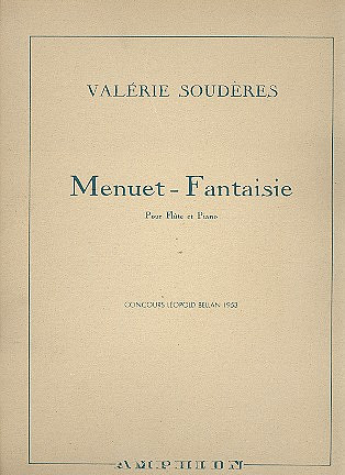 Souderes Menuet-Fantaisie Fl/Piano
