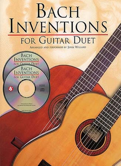 Bach Inventions For Guitar Duet Tab 2 Cd (BACH JOHANN SEBASTIAN)