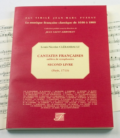 Cantates Françaises Mêlées De Symphonies. Livre II