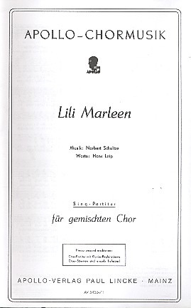 Lili Marleen (SCHULTZE NORBERT)