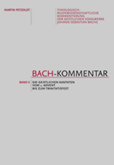 Bach-Kommentar, Band II (PETZOLDT MARTIN)