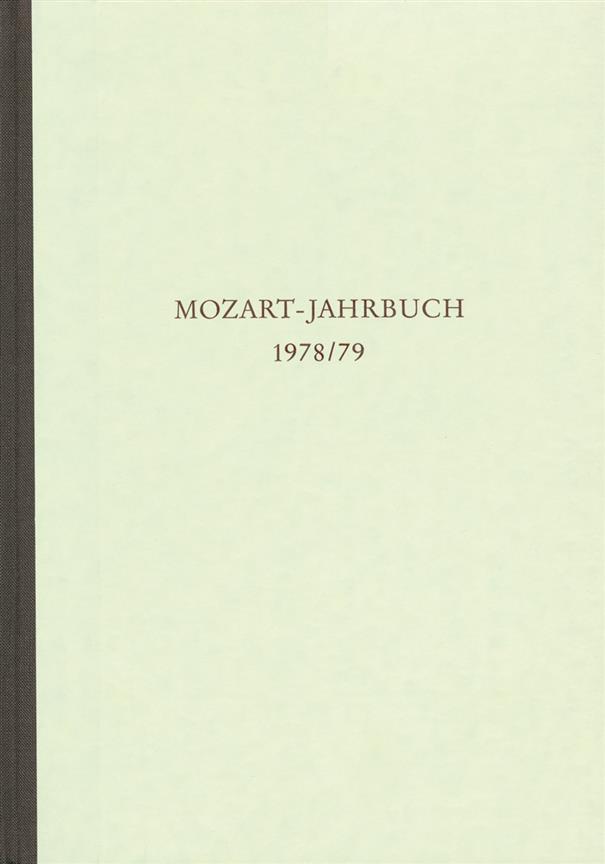 Mozart-Jahrbuch 1978/79