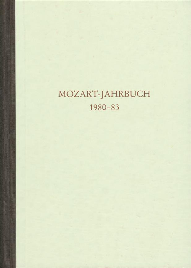 Mozart-Jahrbuch 1980/83