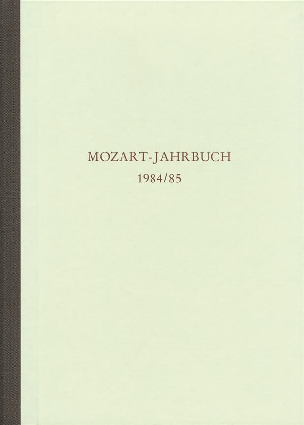 Mozart-Jahrbuch 1984/85