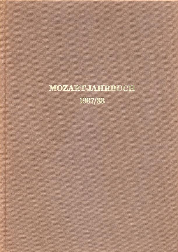 Mozart-Jahrbuch 1987/88