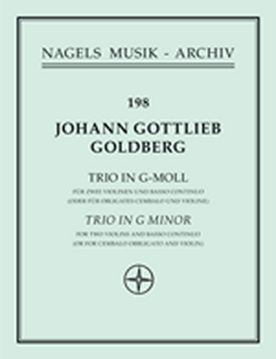 Sonate Für Zwei Violinen Und Basso Continuo Oder Für Violine Und Cembalo Obligat (GOLDBERG JOHANN GOTTLIEB)