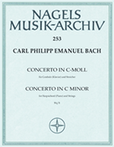 Concerto Für Cembalo (Klavier) Und Streichorchester (BACH CARL PHILIPP EMMANUEL)
