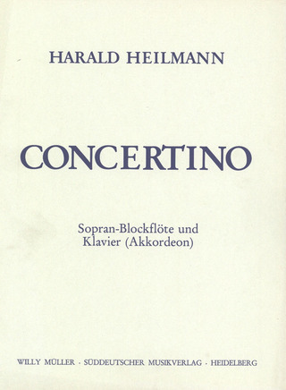 Concertino Für Sopranblockflöte Und Streicher