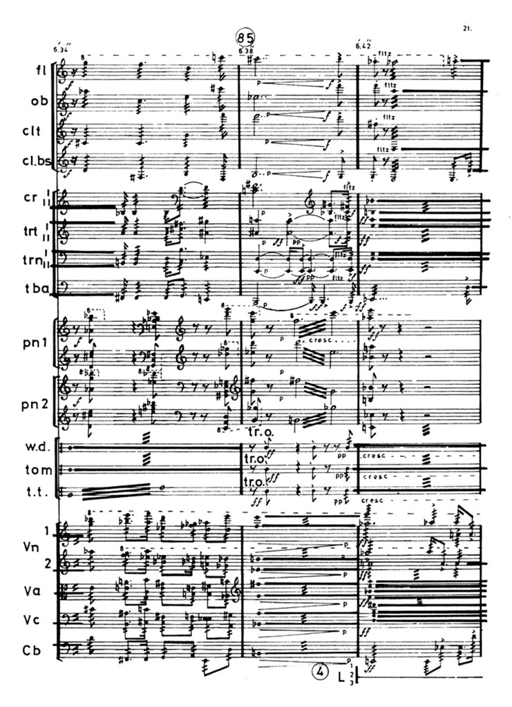 Op Ouverture Für Orchester Und Drei Lautsprechergruppen (Tonband) (1966) (ANTONIOU THEODORE)