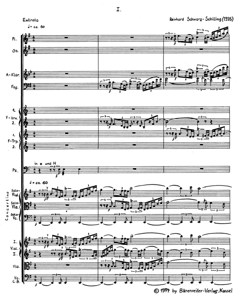 Partita (1934/35) (SCHWARZ-SCHILLING REINHARD)