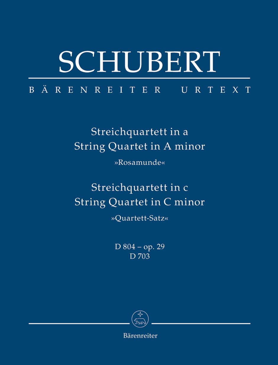 Streichquartett A-Moll D 804 (Rosamunde) - Quartettsatz C-Moll D 703 (SCHUBERT FRANZ)