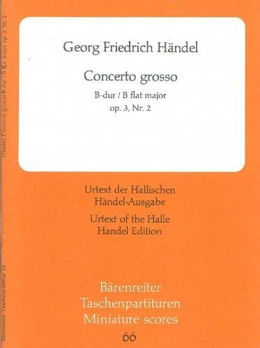 Concerto Grosso Op. 3/2 (HAENDEL GEORG FRIEDRICH)