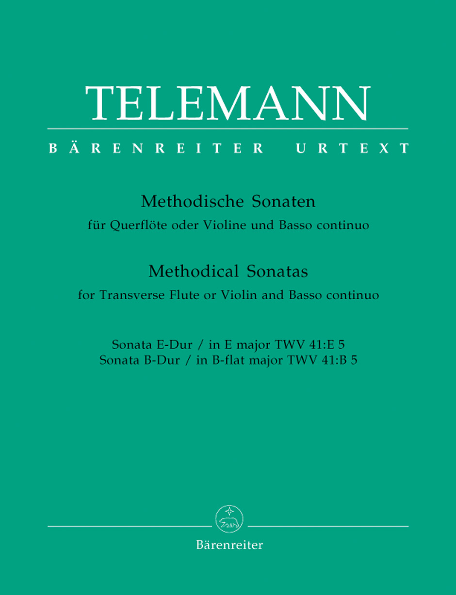 Methodische Sonaten Für Querflöte Oder Violine Und Basso Continuo (TELEMANN GEORG PHILIPP)