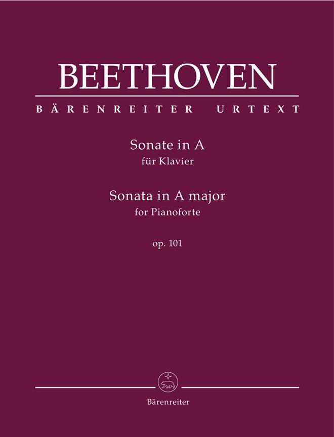 Sonata For Pianoforte A Major Op. 101