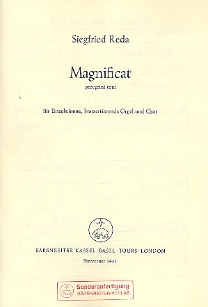 Magnificat Peregrini Toni - Meine Seele Erhebt Den Herren (1948)