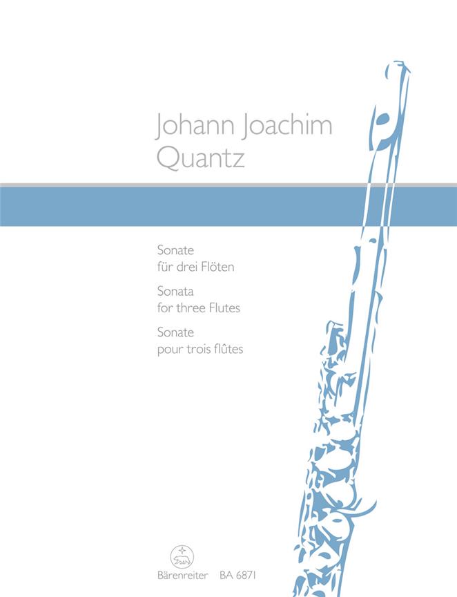 Sonata For Three Flûtes (QUANTZ JOHANN JOACHIM)