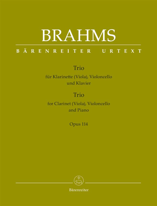 Trio A Op. 114 (BRAHMS JOHANNES)