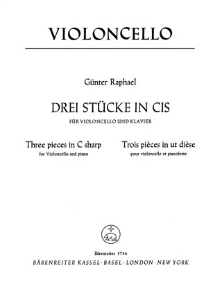 3 Stücke In Cis Für Violoncello Und Klavier (1956)